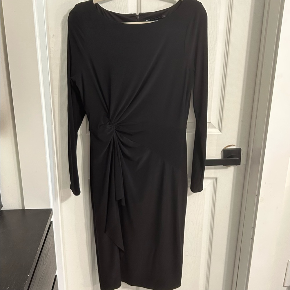 NWT WHBM knotted-front dress
